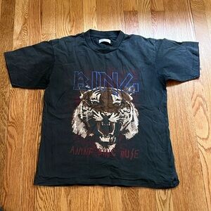 Anine Bing Tiger Graphic Tee, Size XS
